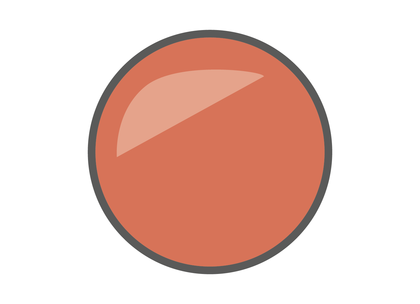 Peach Button