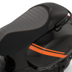 Vespa GTV black saddle cover