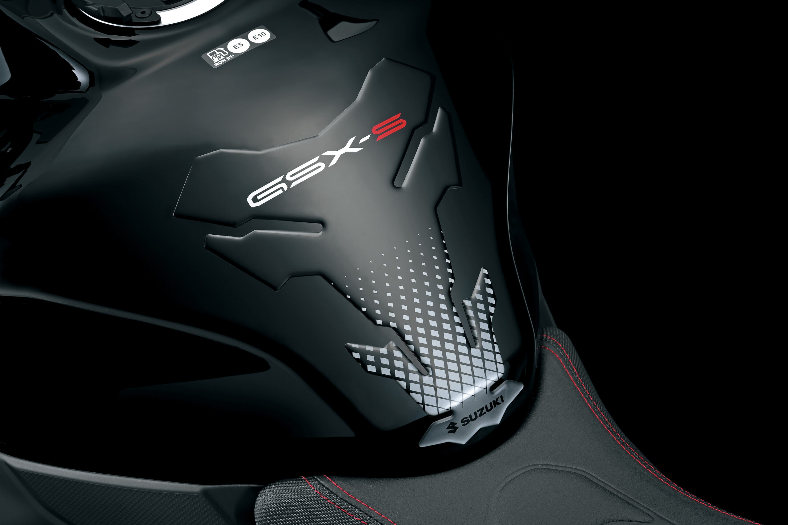 GSX SGX M accessories fuel tank pad gsx s logo black